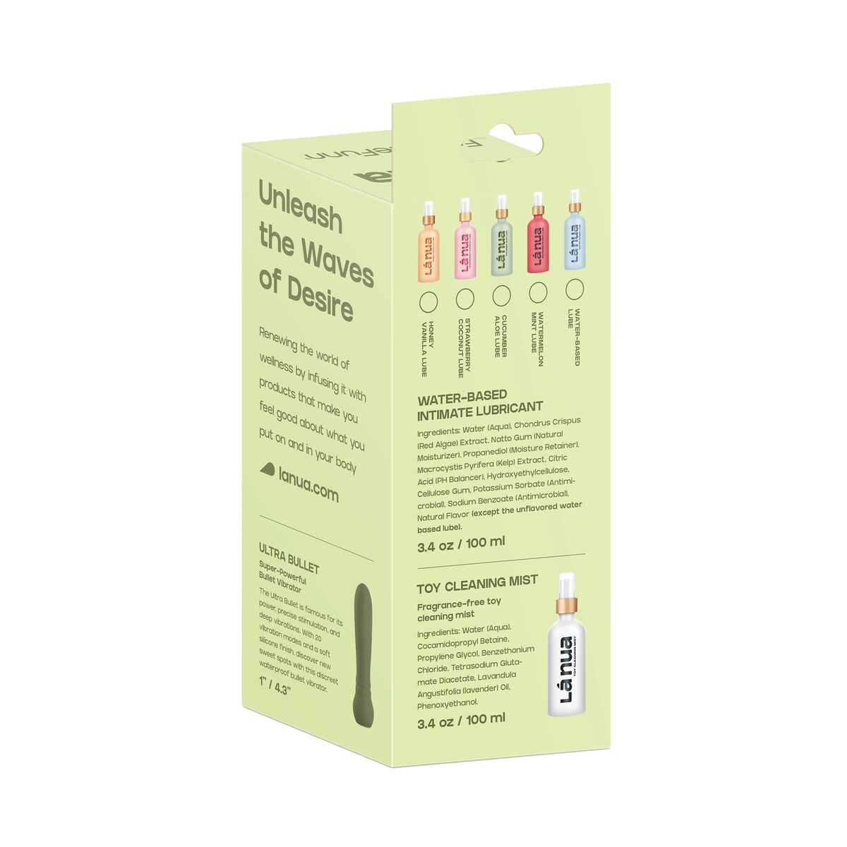 Travel Relaxation Kit Lá Nua HONEY VANILLA BUNDLE 100 ml-4