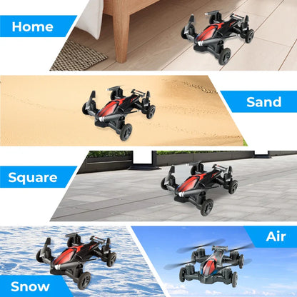 JJRC Dual-Mode Mini Drone & RC Car - Tumbling Fun-3
