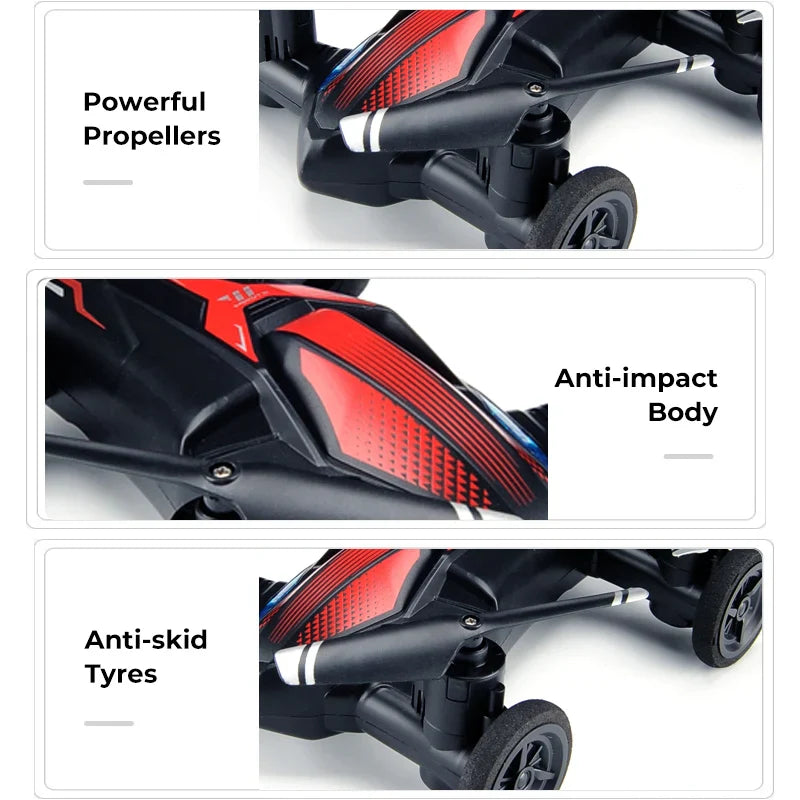 JJRC Dual-Mode Mini Drone & RC Car - Tumbling Fun-4