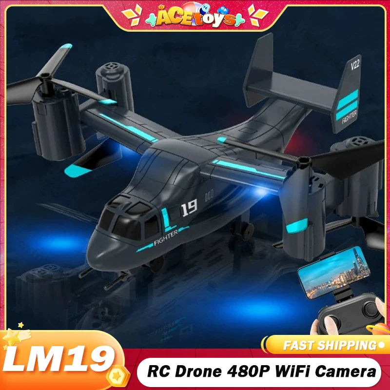 Kmoist LM19 RC Drone with 480P Camera-0