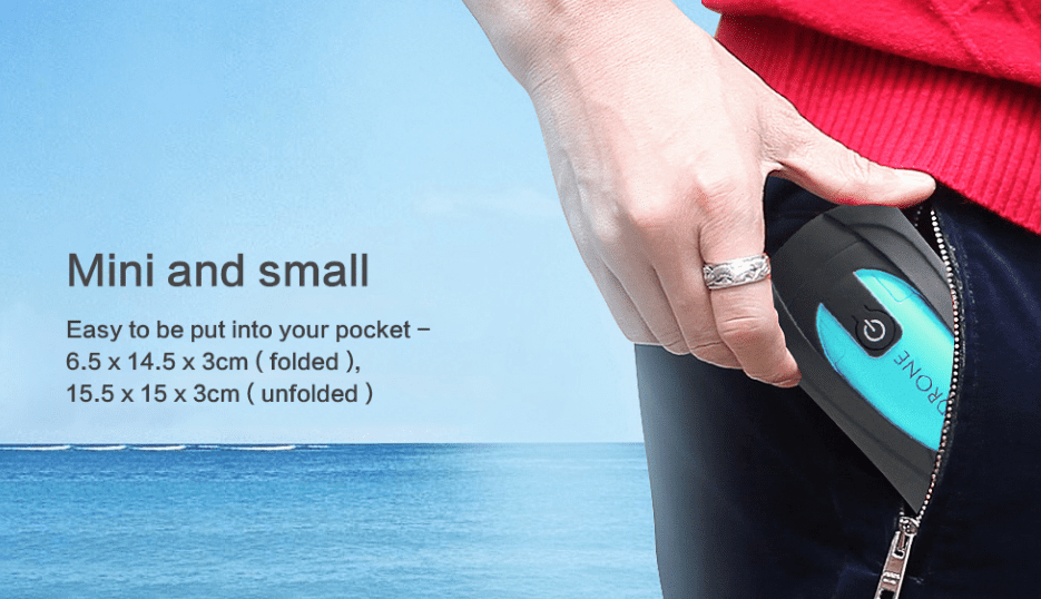 Pocket-Sized JY018 Black Bee Drone-3