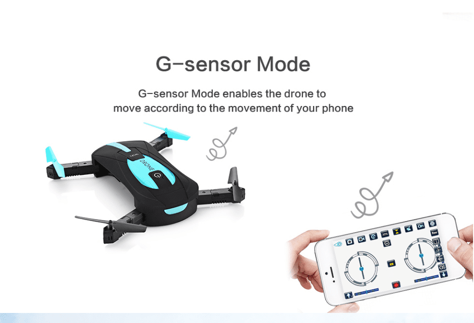 Pocket-Sized JY018 Black Bee Drone-4